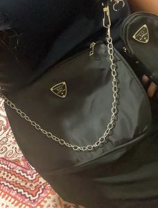 Prada And Savana Black Dupe Sling Bag