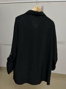 Vintage Black/Creamish Loose Fit Shirt (UNISEX)