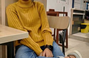Mustard Turtleneck Sweater