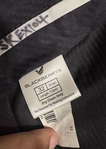 Blackberrys Navy Blue Formal Trousers