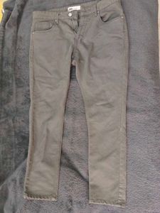 Zara Olive Green Slim Jeans