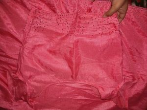 Hottest Pink Saree With Blouse And Paiticoat