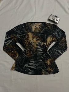 Cheetah Print Top