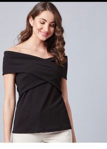 Myntra Top New Black