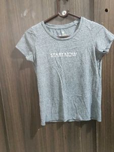 Grey T-Shirt Start Now