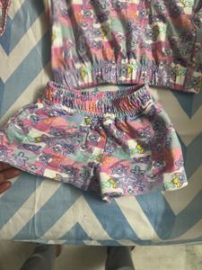 Coord Set Of Girls Till 2 Year With Hoodie