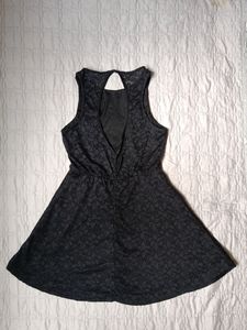 Cotton On. Black flower Lacy Dress
