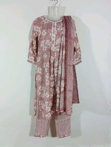 Green Multicolored Kurta Set