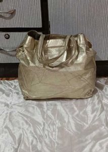 Metallic Gold Tote Bag