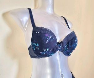 M&amp;S Floral Print Bra (one hook broken)