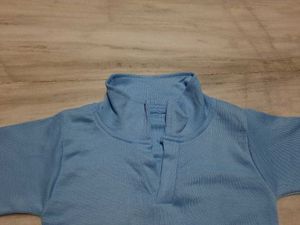 Cute Blue Crop Top