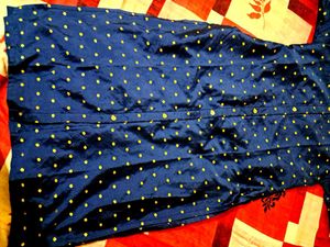 Elegant Navy Blue Kurta