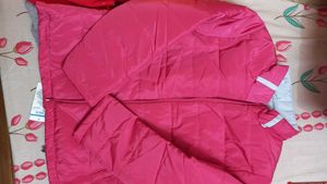 Pink Quilted Jacket reversible