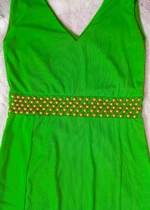 Green Fishcut Dress