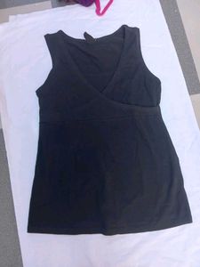 H&M Black Sleeveless Top