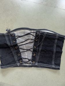 Denim Corset