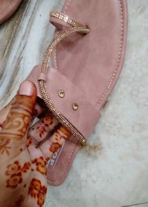 Blush Pink Toe-Ring Sandals