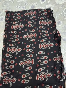 Satin Block Print Fabric