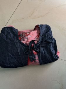 Floral Dress with Shrug