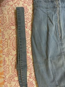 BLUE DENIM DRESS