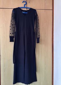 Bkack Print Jumpsuit