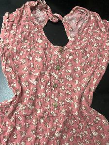 Floral Button-Up Dress