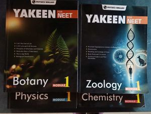 YAKEEN NEET Module - Complete Set Zoology, Botany,