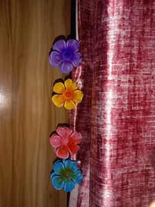 Fancy Flower Claw Clip Set (any two)