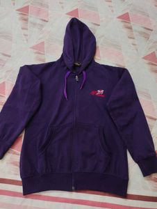 Purple Zip-Up Hoodie