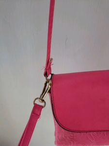 Pink Sling With Detachable Strap