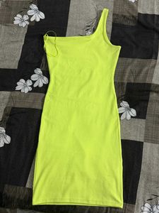 Neon One Shoulder Dress