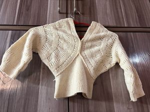 Crochet Knit Cardigan