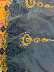 Heavy Embroidery Saree