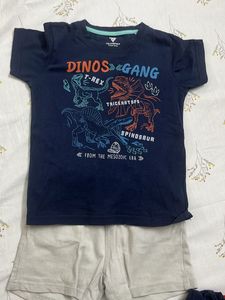 Short With 4 Tshirt