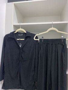 Pleated Relaxed Co Ord Suit