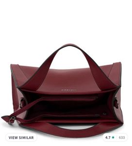 Miraggio Cherry🍒wine Date Crossbody Satchel Bag
