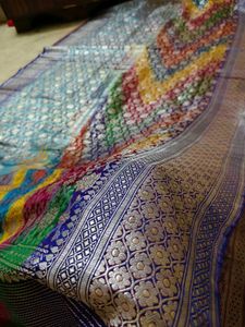 Heavy Highest Quality Banarasi Multi Colour Saree