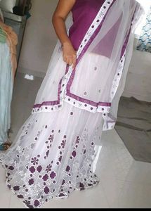Purple Lehnga Choli