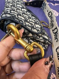 Christian Dior Oblique medium saddle
