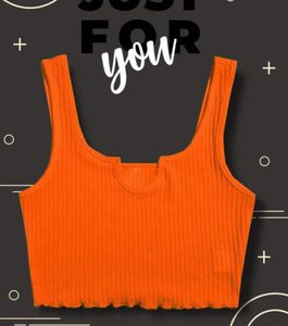 Orange Crop,tank Top