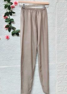 Beige Casual Pants