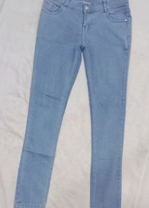 Korean Fashion Girl Slim Denim Pencil Pants