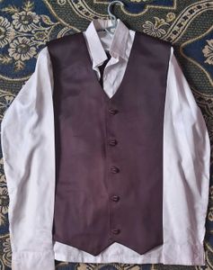 Burgundy Floral Suit 3 piece