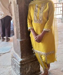 Elegant Yellow Salwar Suit