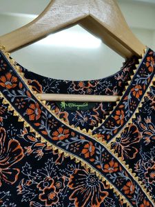 Floral Print Anarkali Kurti