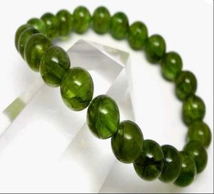 Peridot crystal bracelet
