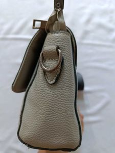 Grey Hand Held Bag