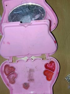 Pearl Necklaces And Kids Makeup Kit