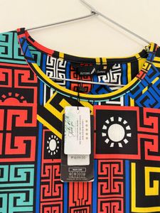 Bold Geometric Print Dress