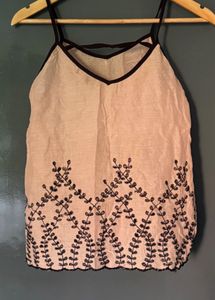 Pink Sleeveless Top